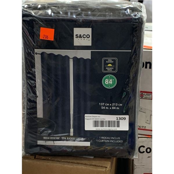 S&CO Black Out Curtain 84 inch
