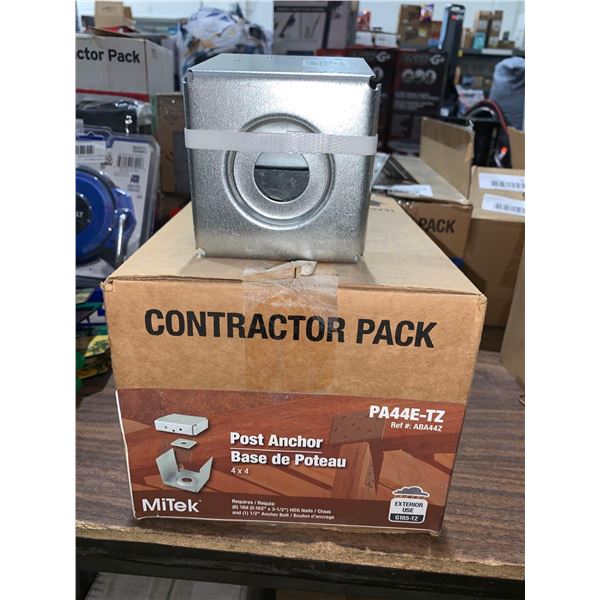 MiTex 4 x 4 Post Anchors Contractor Case lot