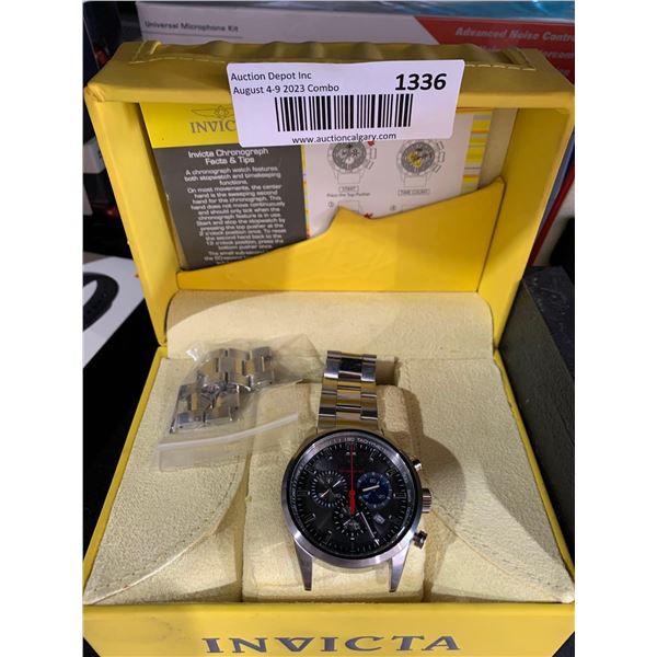 Invicta Mens Wrist Watch in case sold as pictured