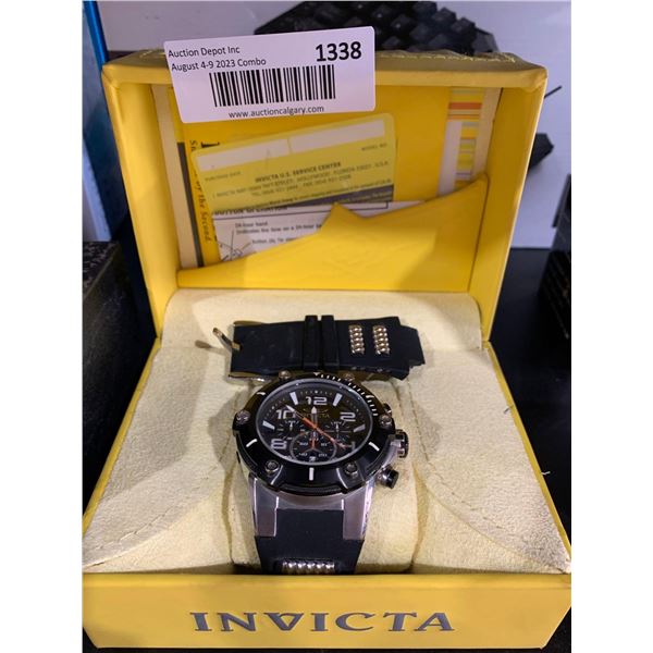 Invicta Mens Wrist Watch in case sold as pictured