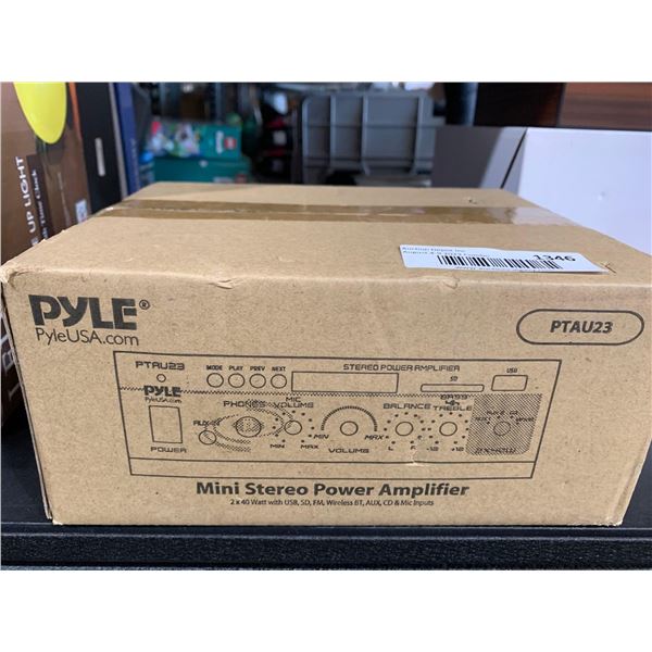 NEW Pyle Mini Stereo Power Amplifier