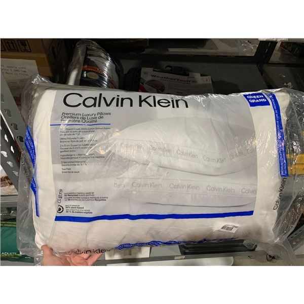 Lot of 2 Calvin Klein queen pillows