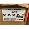 Image 3 : White Window Pastry Boxes 9x9x4" - 150 Count