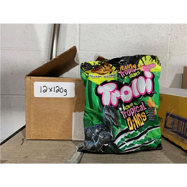 Trolli Sour Tropical Dinos 12 x 120g