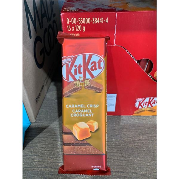 Nestle KitKat Caramel Crisp Chocolate Bar 15 x 120g
