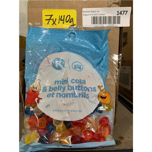 Mini Cola Gummies Case lot 7 x 140g