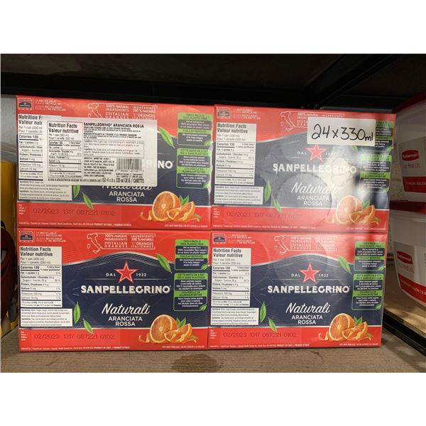 San Pellegrino Naturali Aranciata Rossa Sparkling Drink 24x330ml