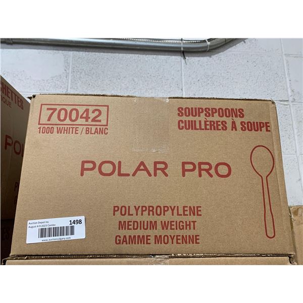 Case of Polar Pro Medium Weight Teaspoons 1000 White