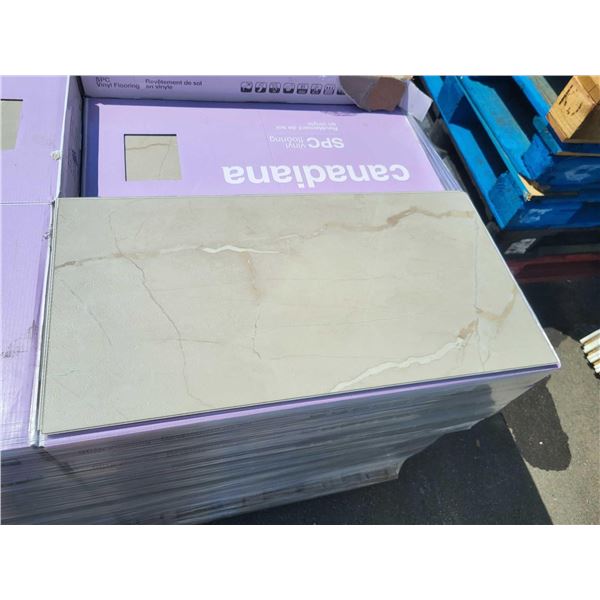 PALLET LOT - Renaissance Crema 12 x 24 inch SPC Vinyl flooring - 864 Square Feet
