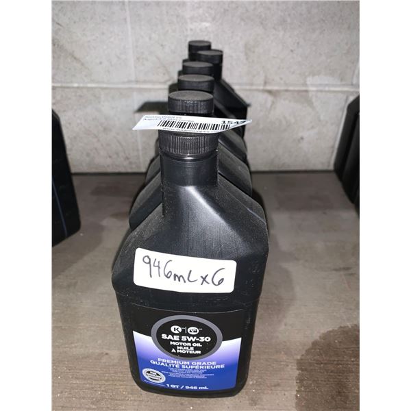 Circle K SAE 5W-30 Premium Grade Motor Oil - 6x946ml