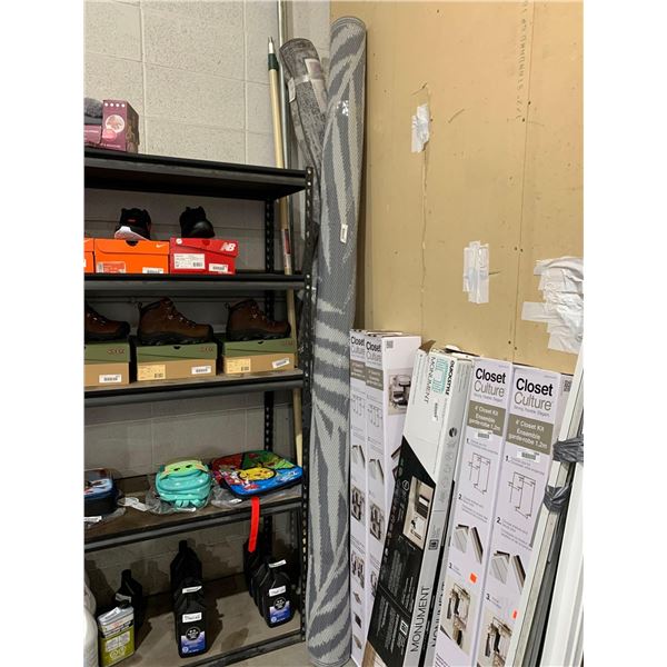 Lanart Rug, 8x10 Grey Outdoor Area Rug