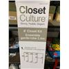 Image 2 : Closet Culture 8' Closet Kit