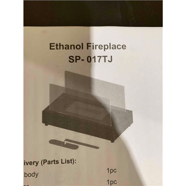 Skypatio Tabletop Fire Pit for Smores Maker, Portable Bio Ethanol Tabletop Fireplace for Indoor/Outd