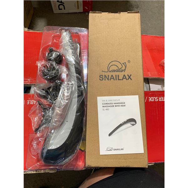 Snailax Cordless Handheld Massager with Heat