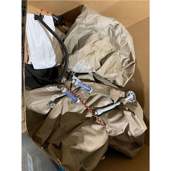 SaluSpa Palm Springs AirJet Inflatable Hot Tub Spa (4-6 person) - Out of Box - AS IS - Missing Motor