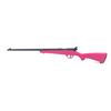 Image 2 : Savage Youth Rascal Single Shot Bolt Action Rifle 22LR Pink, New