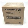 Image 2 : Federal American Eagle 224 Valkyrie 75 Gr TMJ Ammunition, 200 Rounds