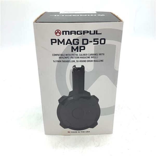 Magpul PMAG D-50 MP For MP5/HK94 5 Round, New