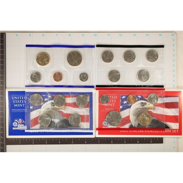 2003 US MINT SET (UNC) P/D (WITH ENVELOPE)