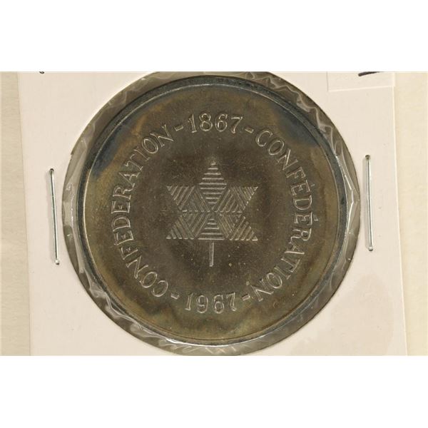 1967 CANADA STERLING SILVER CONFEDERATION TOKEN