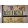 Image 1 : 6 FOREIGN BILLS MALAYSIA, TANZANIA, SOUTH AFRICA &