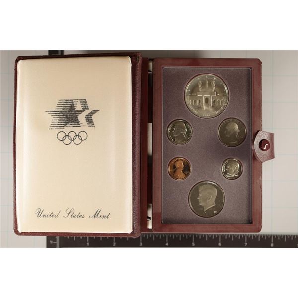 1984 US PRESTIGE PROOF SET WITH BOX AND