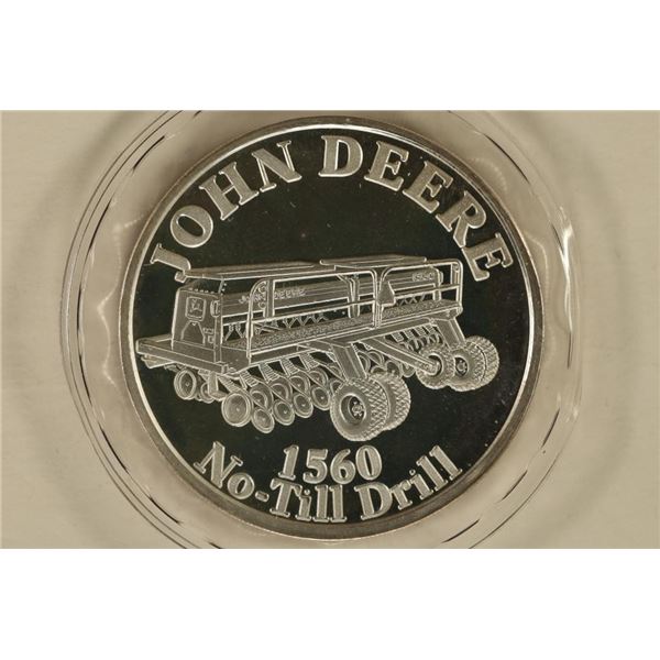 1 TROY OZ. .999 FINE SILVER PROOF ROUND  JOHN