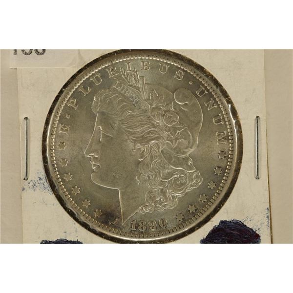 1890-S MORGAN SILVER DOLLAR (BRILLIANT UNC) SMALL