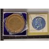 Image 2 : 3 1/2'' BRONZE MEDAL JAMES A. GARFIELD 8.3 OZ.