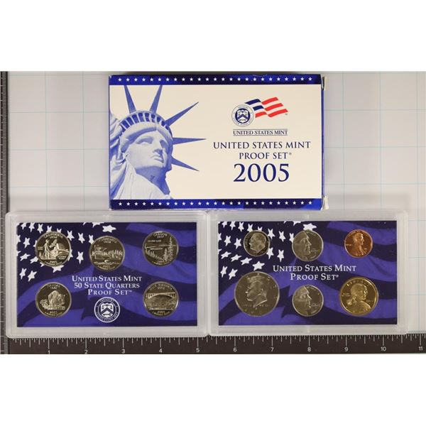 2005 US PROOF SET (WITH BOX)