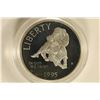 Image 1 : 1995-S US PF SILVER DOLLAR "CIVIL WAR BATTLEFIELD"