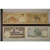 Image 2 : 4 THAI / THAILAND BILLS: 1956-5 BAHT, 2-1980-10