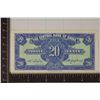 Image 2 : 1940 CENTRAL BANK OF CHINA 20 CENT CRISP UNC BILL