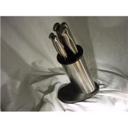 6 Piece Knife Set With Block