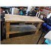 Image 1 : CUSTOM WORK BENCH 76" X 30" X 39" H