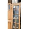 Image 2 : 2 EXTERIOR 8FT TALL WOOD DOORS 29" WIDE AND 32" WIDE