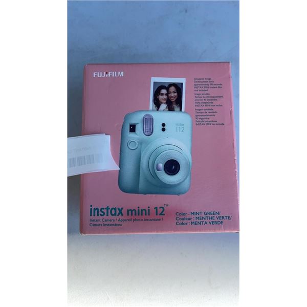 FUJIFILM INSTAX 12 INSTANT CAMERA TESTED AND WORKING MISSING BEAUTY RING- RETAIL $99