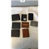 Image 1 : 8 UNAUTHENTICATED DESIGNER MENS WALLETS  - MONTE BLANC, COACH, HERSCHEL, TOMMY HILFIGER, ETC