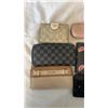 Image 2 : 9 UNAUTHENTICATED DESIGNER WOMENS WALLETS  - LOUIS VUITTON, KATE SPADE, COACH, GUESS, ETC