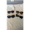 Image 1 : 4 PAIRS DESIGNER SUNGLASSES - GUESS, MICHAEL KORS, VALENTINO, AND CALVIN KLEIN