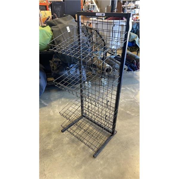 WIRE RETAIL DISPLAY RACK