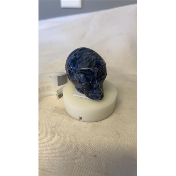SODALITE ALIEN SKULL - RETAIL $249