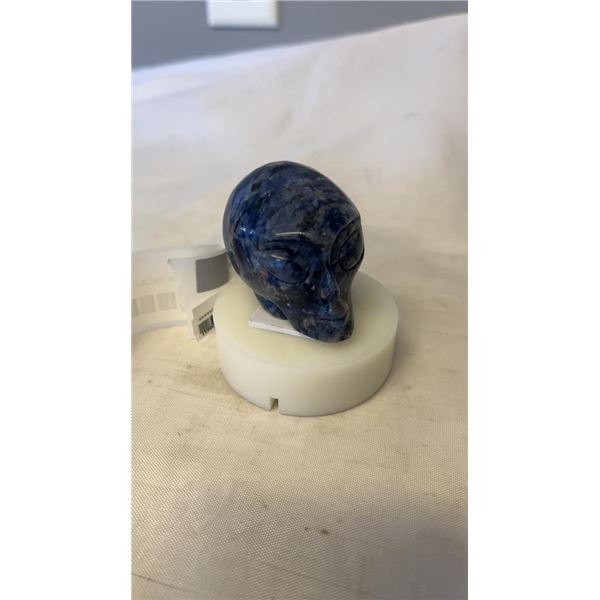 SODALITE ALIEN SKULL - RETAIL $249