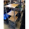 Image 3 : 6 TIER SHELF AND WIRE BASKET UNIT