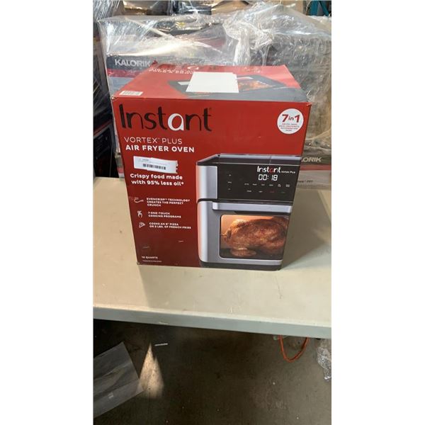 INSTANT POT VORTEX PLUS AIR FRYER OVEN 7 IN 1 TESTED AND WORKING - RETAIL $168