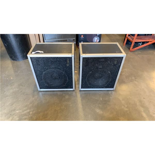 PAIR OF EV S12-2 2-WAY STAGE SYSTEM SPEAKERS