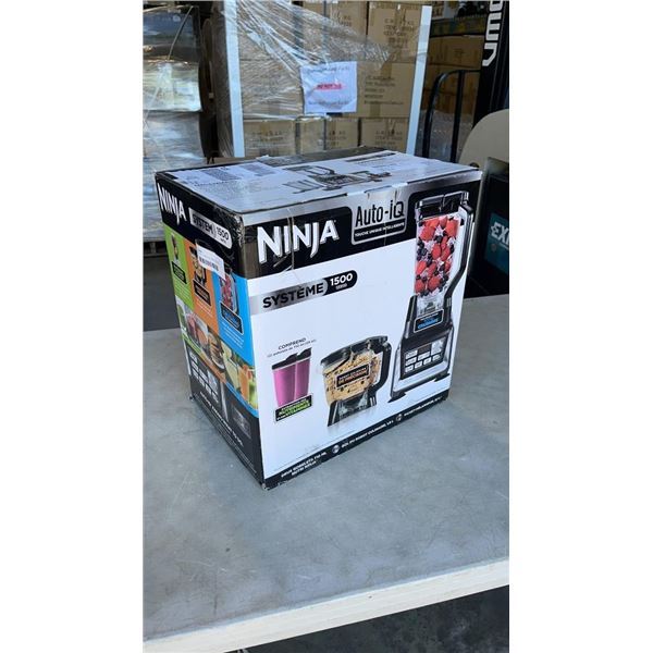 NINJA  AUTO IQ 1500W BLENDER SYSTEM TESTED AND WORKING - RETAIL $249