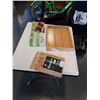 Image 1 : NEW BAMBOO CUTLERY TRAY, KNIVE TRAY, AND 3PC CUTTING BOARD SET
