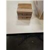 Image 2 : 54 PIECE SOLID WOOD OVERSIZE JENGA WITH CARRY BIN