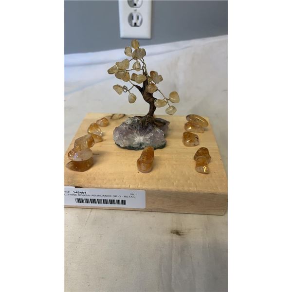 CITRINE BONSAI ABUNDANCE GRID - RETAIL $1200